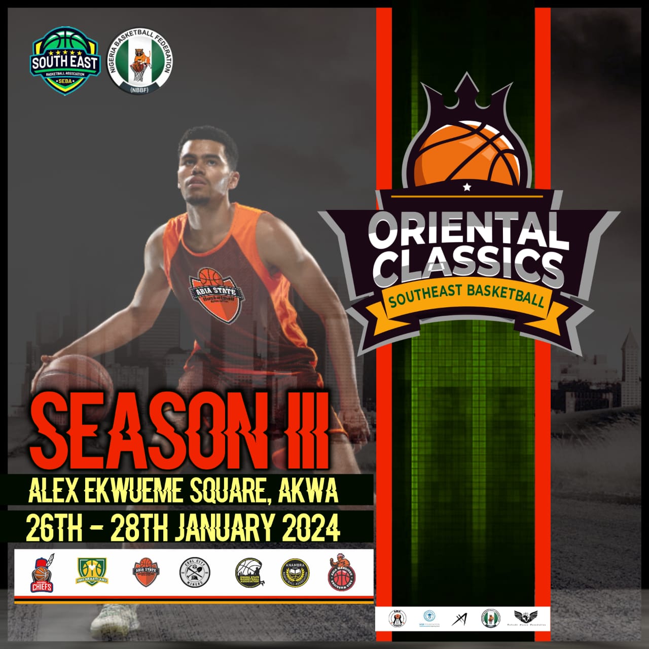 Basketball: Awka to host Oriental Classics South East Basketball Championship season 3 from 26th-28th January, 2024