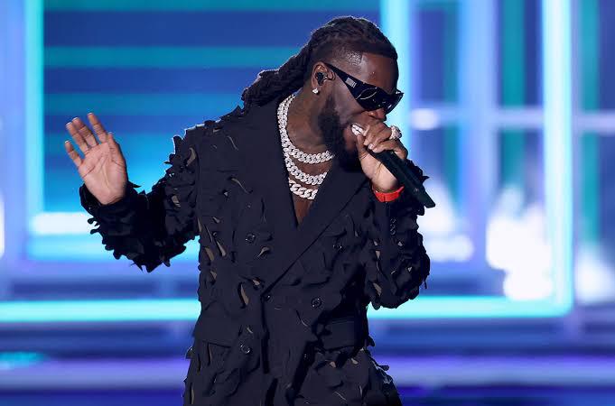 Burna Boy Takes Stage At Grammy Award