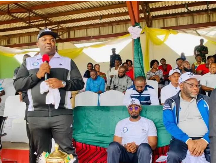 Gov. Otti Lights Maiden Abia Secondary Schools Unity Sports Competition Torch Amidst Glamour, Fanfare