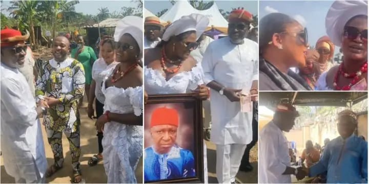 Nollywood stars honor Chichi Alichi On Father's Burial