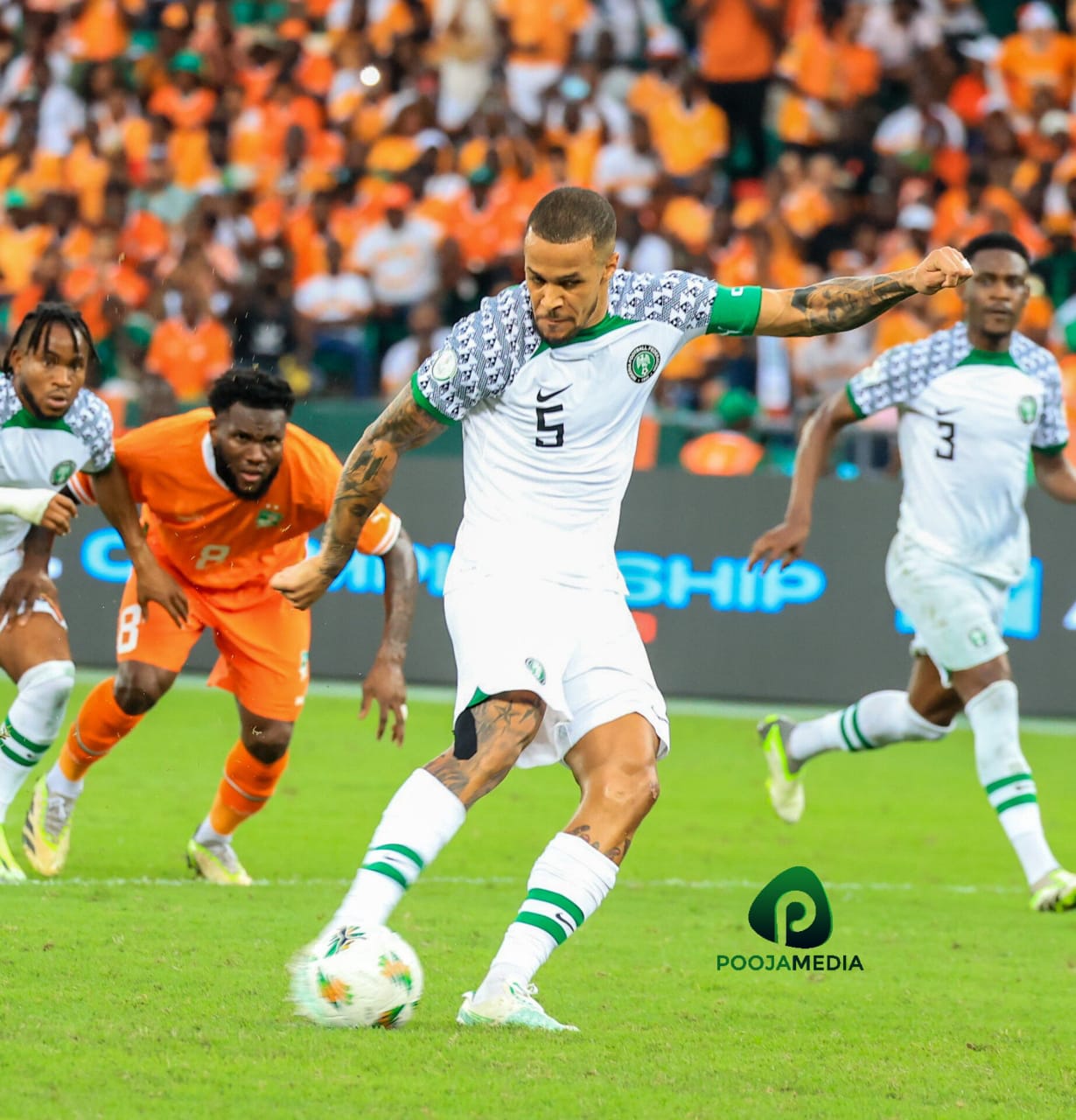 Super Eagles of Nigeria Cages Elephants of Ivory Coast at Home 1-0 in AFCON Group B.