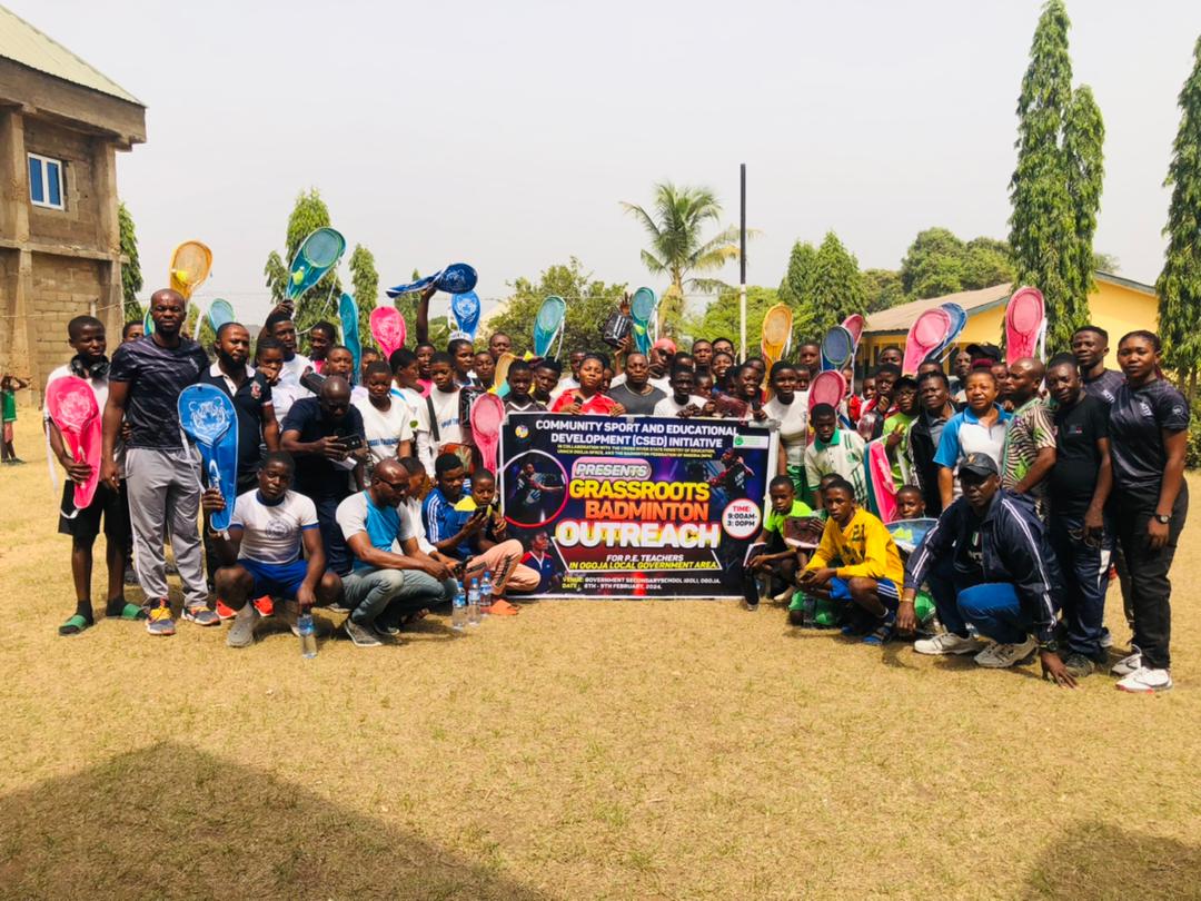 BFN AND CSED Hold  Badminton Outreach Training In Ogoja