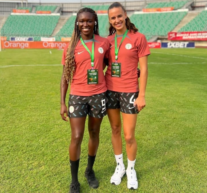 Rinsola Babajide and Ashleigh Plumptre reunites In Super Falcons.