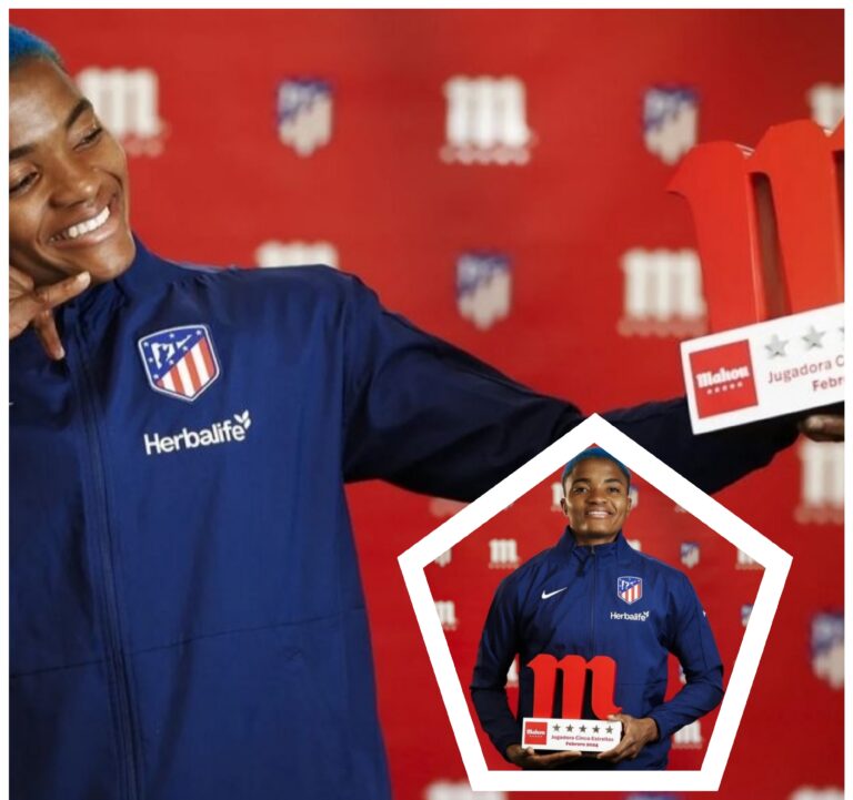 Ajibade Grateful To Be Named Atletico Madrid Player of the Month