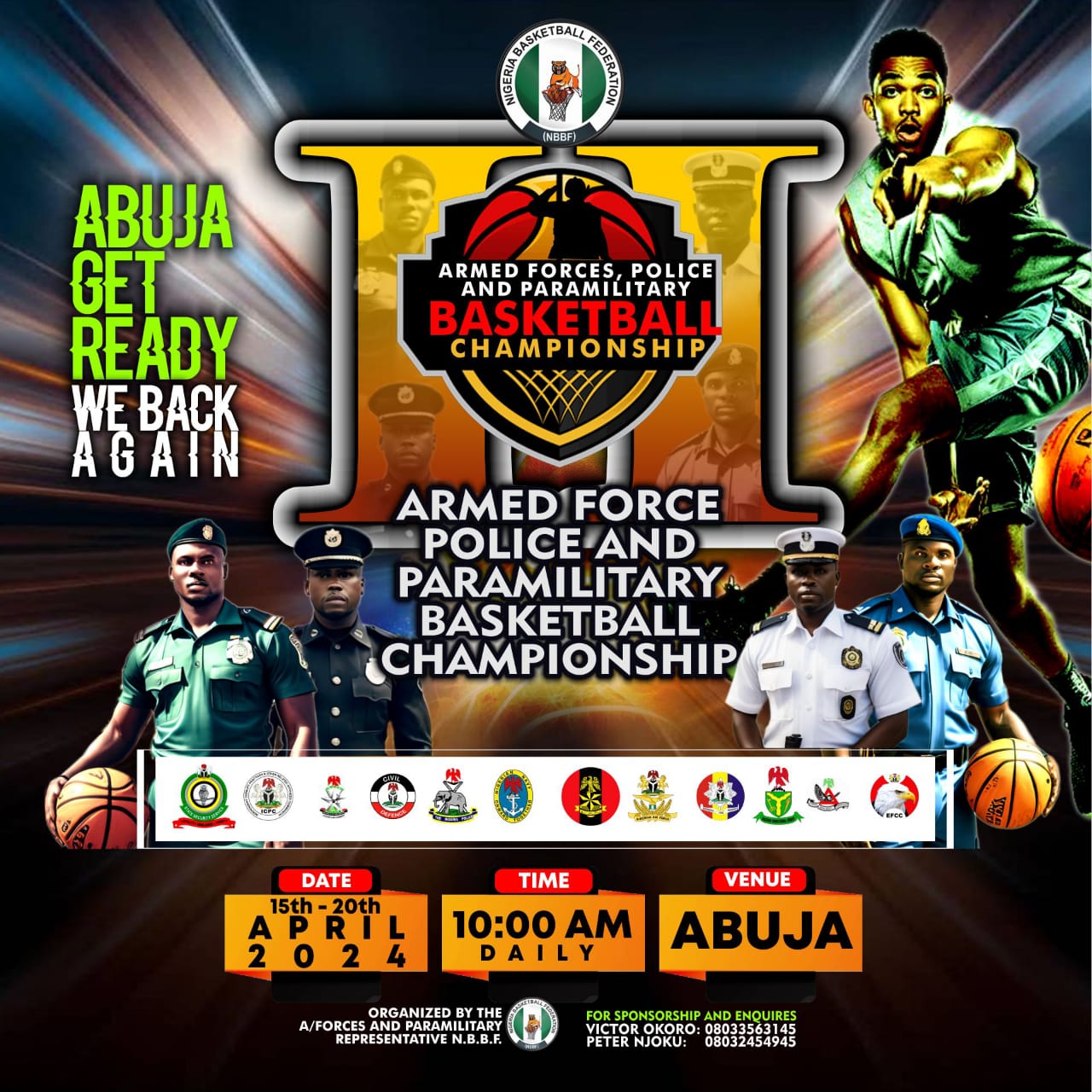 All Set For Second Edition Of Armed Forces, Police And Paramilitary Basketball Championship