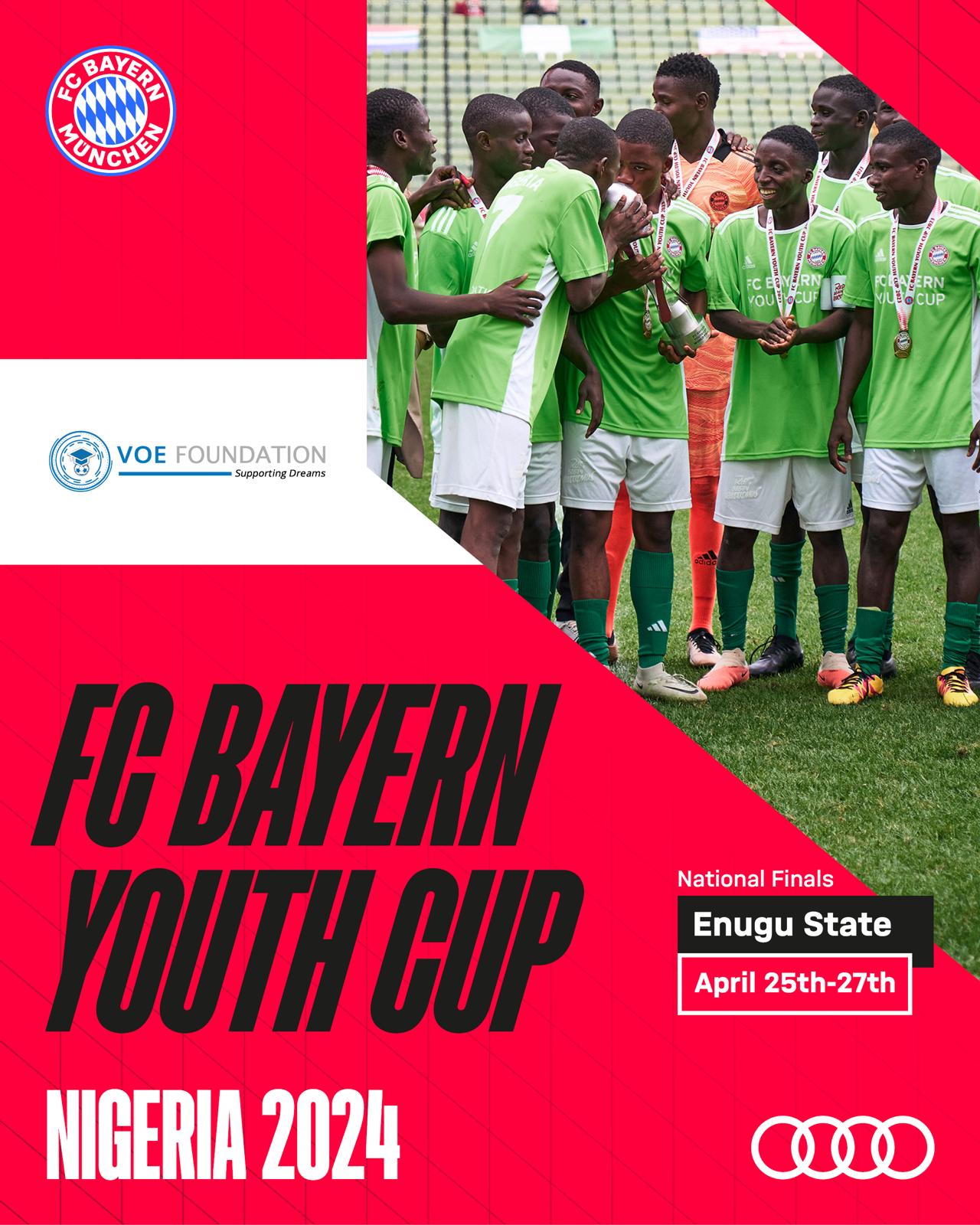 Ladan Bosso Storms Enugu For Bayern Youth Cup Finals.*