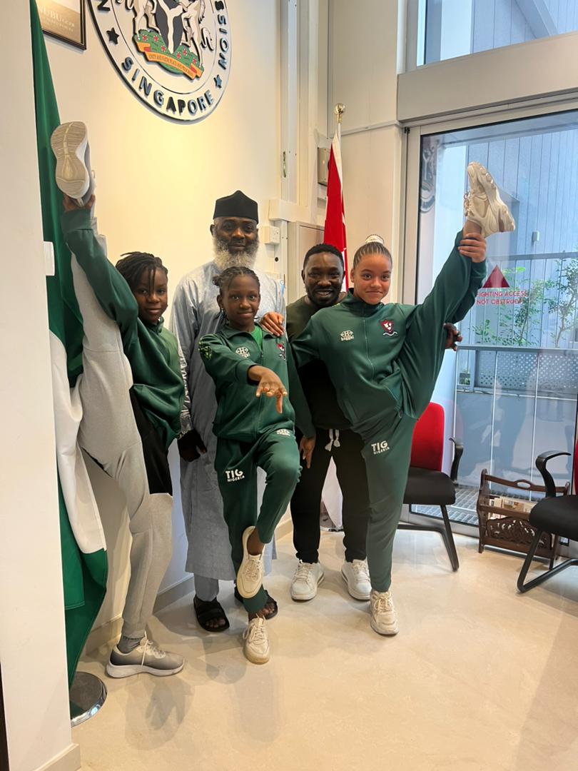 30 Prime International Gymnastics Competition : Nigerian Ambassador to Singapore, Adam Bako, Provides Accommodations for Team Nigeria