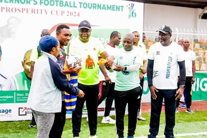 Governor Diri Opens Draws And Presentation Of Jerseys To Teams  For Bayelsa Governor's Football Tournament Season 6:Federal Ministry Of Youth And Sports Development Endorses Prosperity Cup