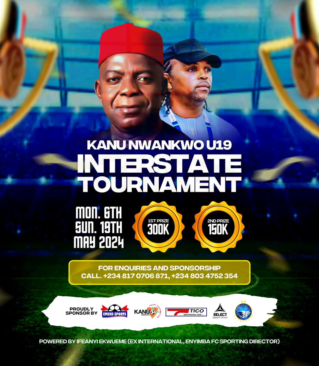 Kanu Nwankwo U19 Interstate Tournament Get Kickoff Date