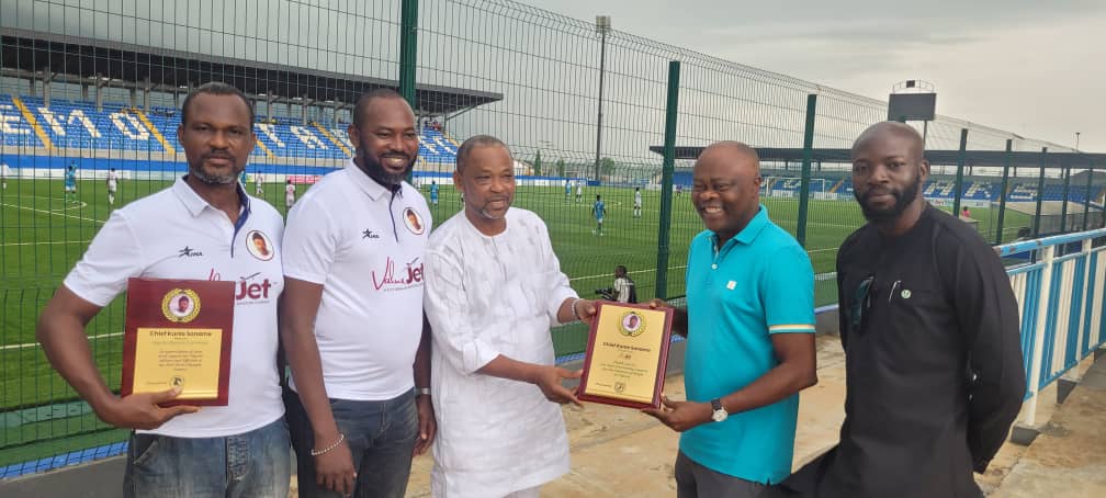 NRFF Pays Tribute to Hon. Kunle Soname for Supporting  National Team