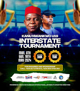 Organisers Increase Number Of Participating Teams In Maiden Kanu Nwankwo U19 Inter State Football Competition To 16
