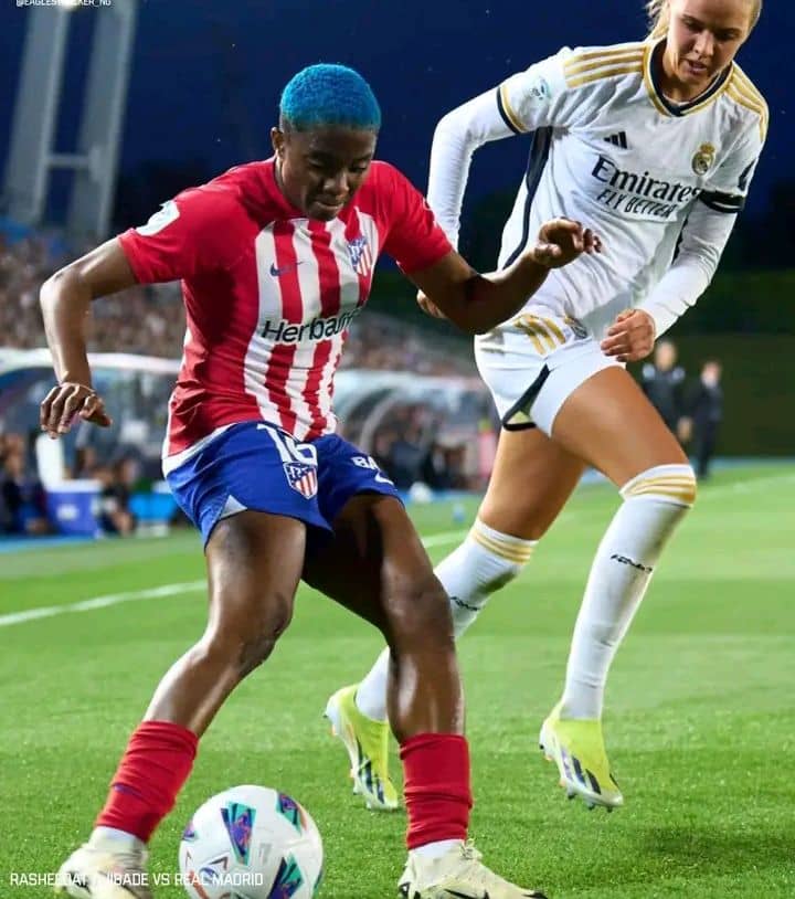 Rasheedat Ajibade’s goal and assist silence Real in five-goal thriller Madrid derby