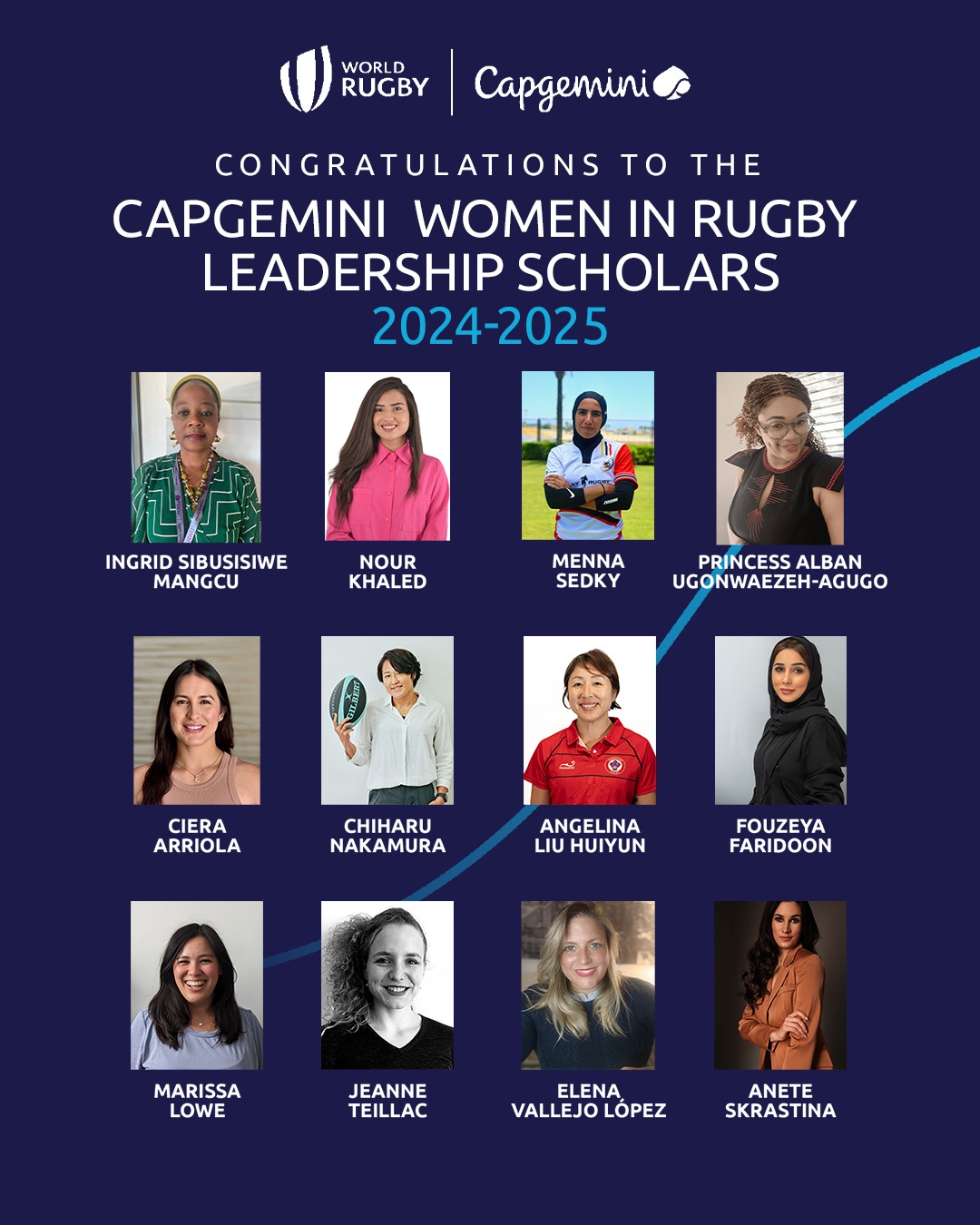 World Rugby Selects Princess Alban Ugonwaezeh-Agugo for Capgemini University's International Sports Management Program