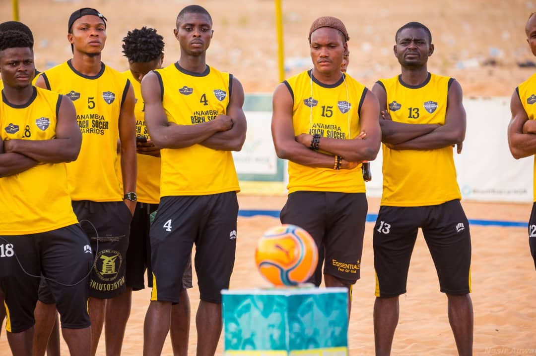 Anambra Beach Soccer Warriors Arrive Kaduna For 2024 NBSL Super Four Finals