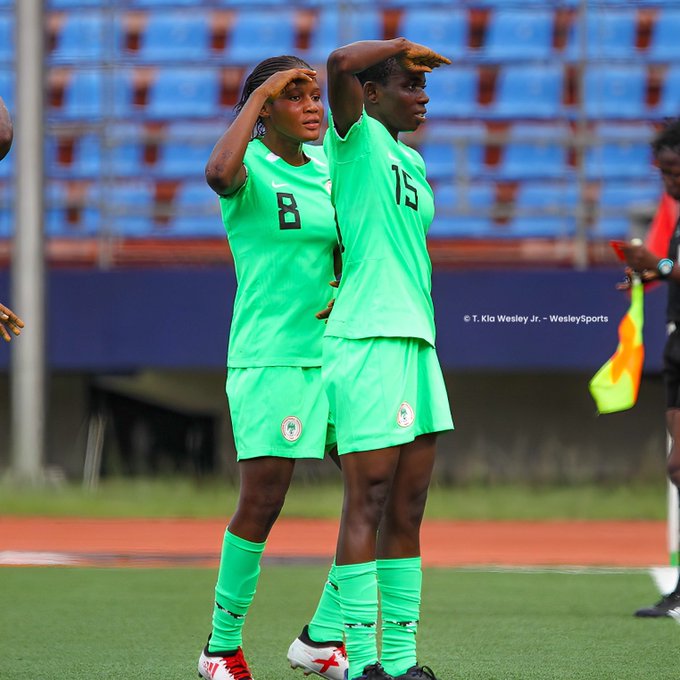 Flamingoes of Nigeria Drub Liberian Babes 4-1 in last World Cup Qualifier First Leg in Monrovia.