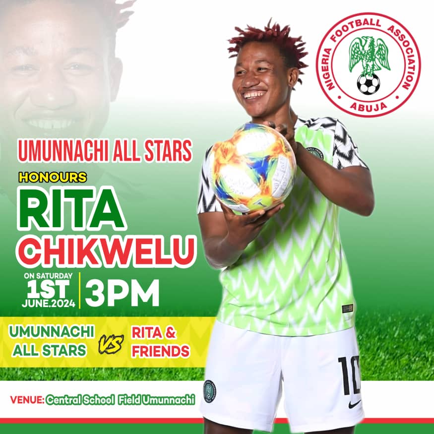 Umunnachi Community honours Illustrious daughter and Super Falcons Star, Rita Chikwelu