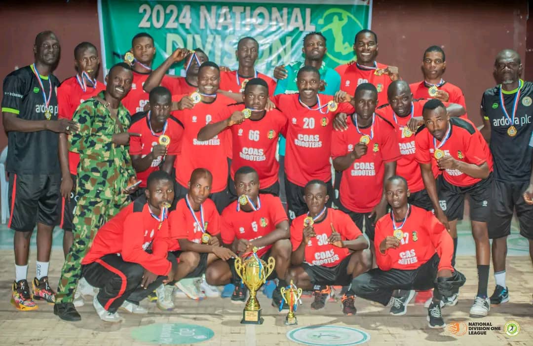 Handball: COAS Shooters wins 2024 National Division 1 League