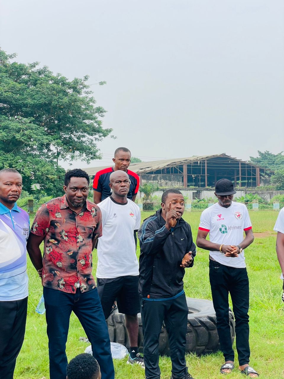 Ilechukwu Pays 2-Day Visit To Lagos Based Non-League Side G- Innovation FC