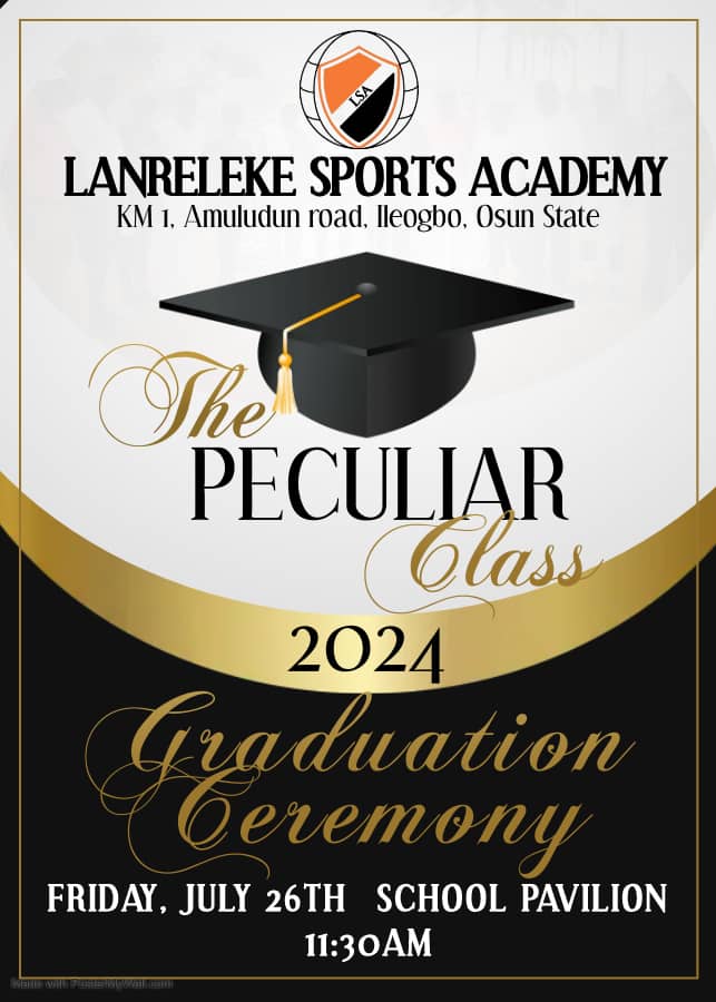 Lanreleke Sports Academy Holds 1st Graduation On Friday