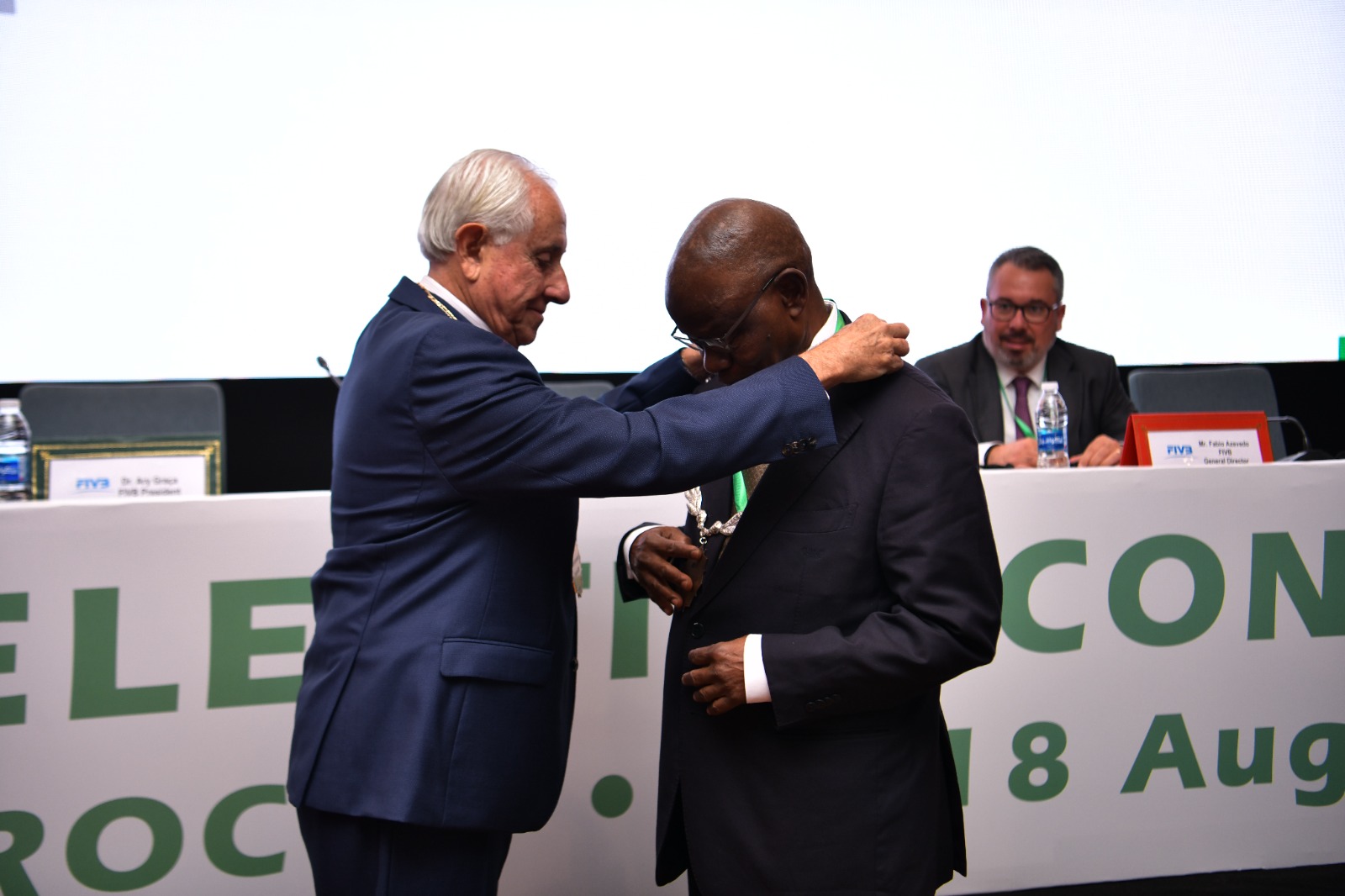 NOC President Habu Gumel Receives FIVB and CAVB Award