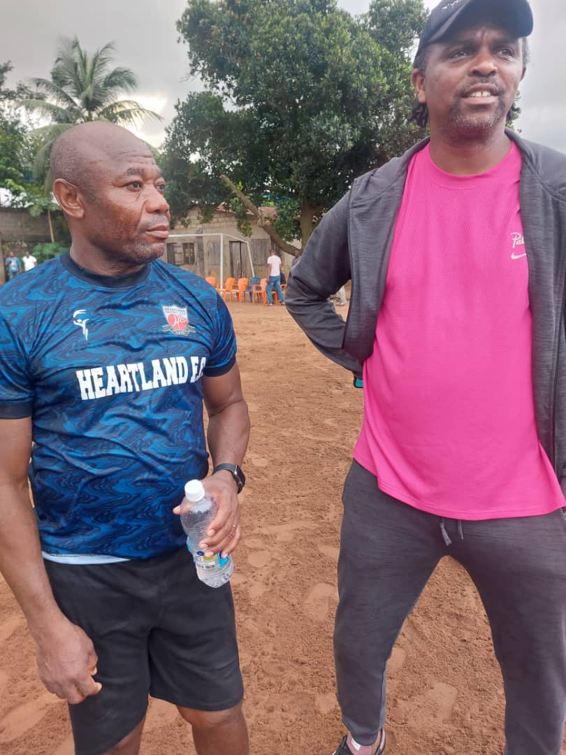 Nwankwo Kanu Visits Heartland FC, Consoles Naze Millionaires Over Coach Christian Obi's Death