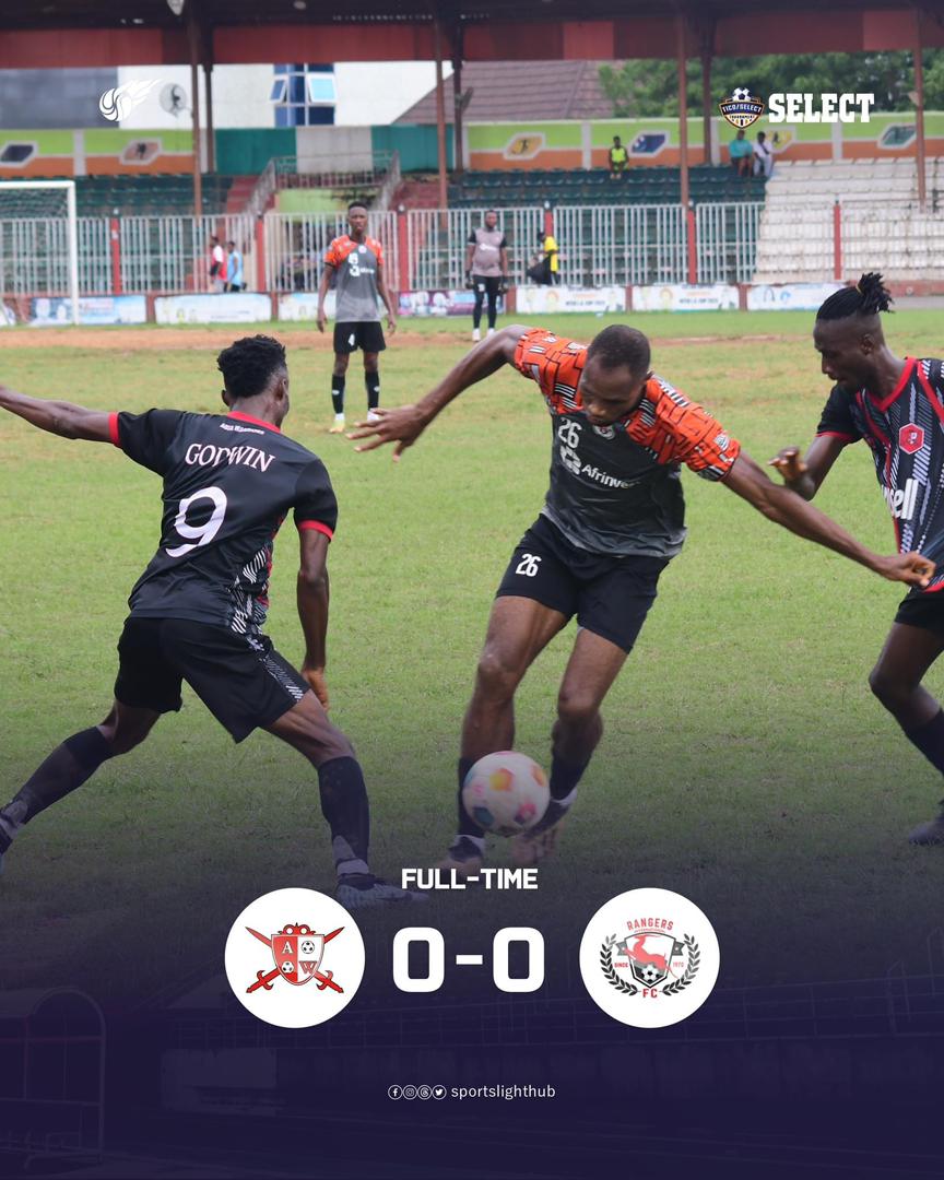 Rangers Share Spoils With Abia Warriors In TICO/SELECT Oriental Derby Pre-Season Thriller; Flying Antelopes Face Coal City Utd In 'Enugu Derby'