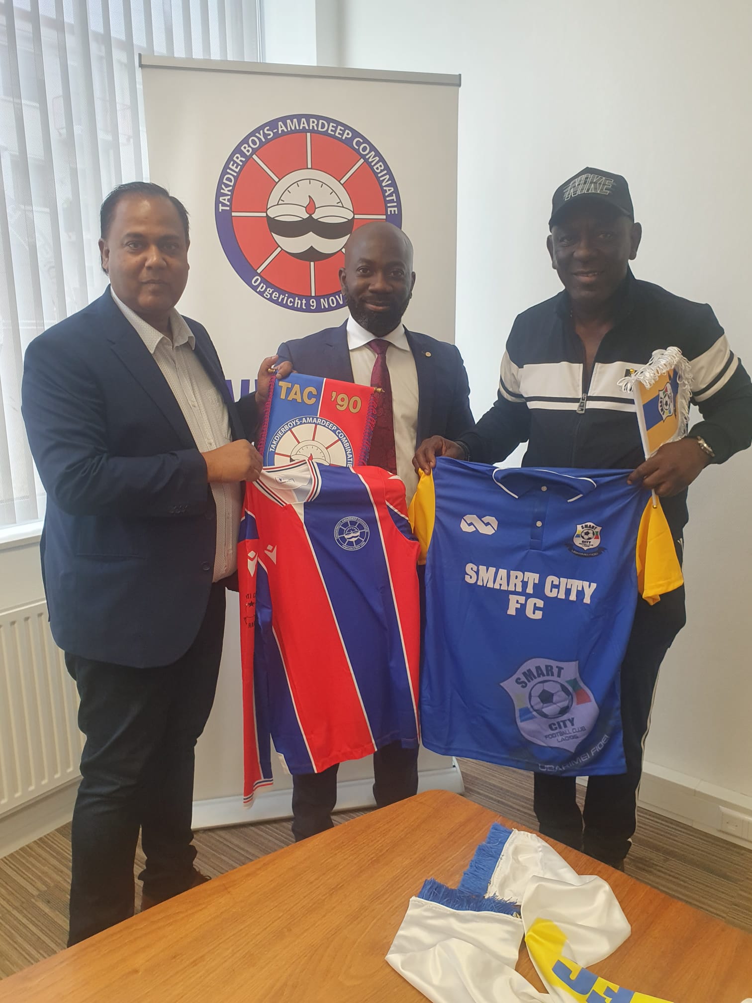 Smart City Seal Historic Partnership Deal With Dutch Club Tac'90 Fc