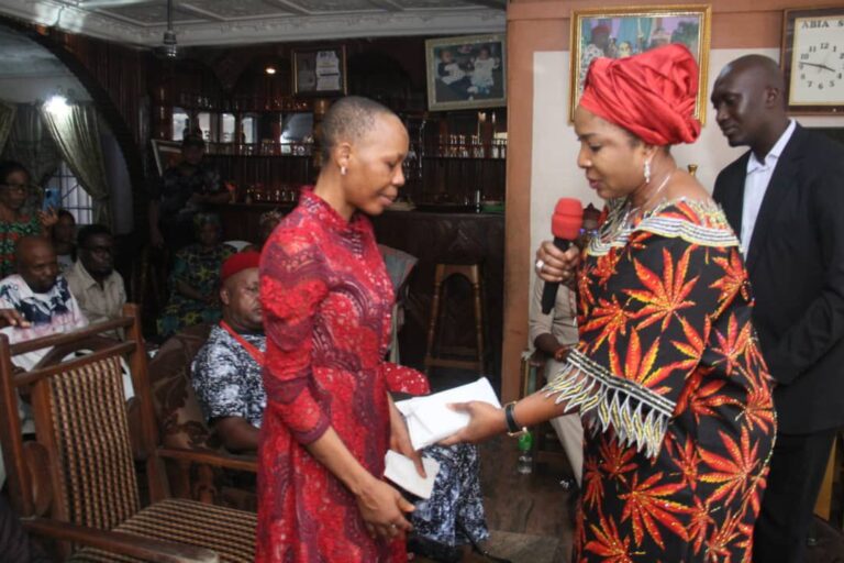 Abia First Lady Visits Ritualist Survivor Lady