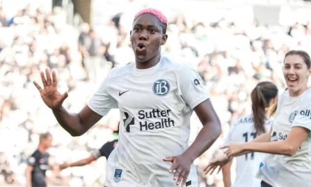 Asisat Oshoala Laud Teammates After Bay FC's 1-1 Draw with North Carolina