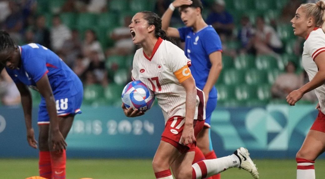 Columbia 2024: Canada holds France to 3-3 draw in Group B …Nigerian Twin Girl Scores Much Needed Equalizer For Canada.