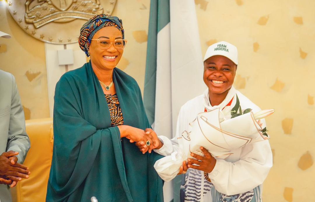 First Lady Senator Oluremi Tinubu Hosts Team Nigeria Paralympians in Presidential Villa