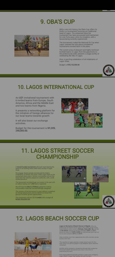 Lagos State Football Association Makes Headline