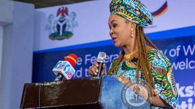 Minister of Women Affairs, Uju Kennedy-Ohanenye, Disrupts Abuja Event, Calls it 