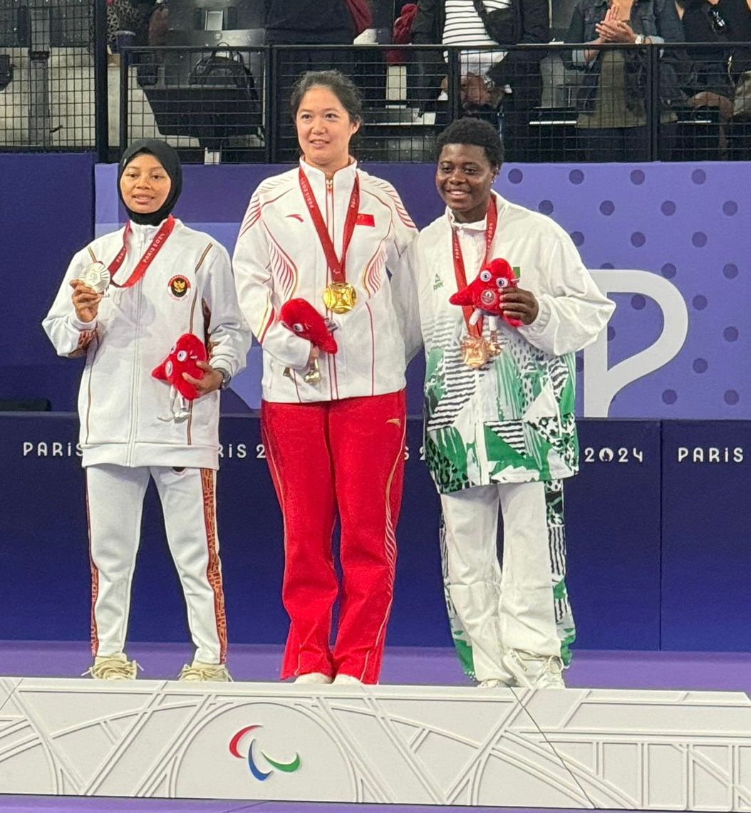 Nigerian Badminton Star Mariam Eniola Bolaji Makes History, Wins Bronze at Paris Paralympic Games.