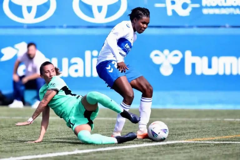 Nigerian Duo Shine as Tenerife Thrashes Sevilla 4-1 in Liga F