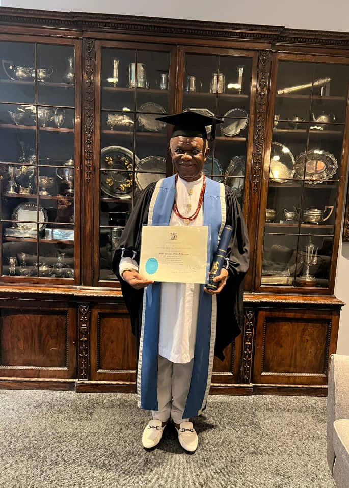 RCOG United Kingdom Honours UNIZIK Scholar, Prof. J.I.B Adinma With Fellowship Award