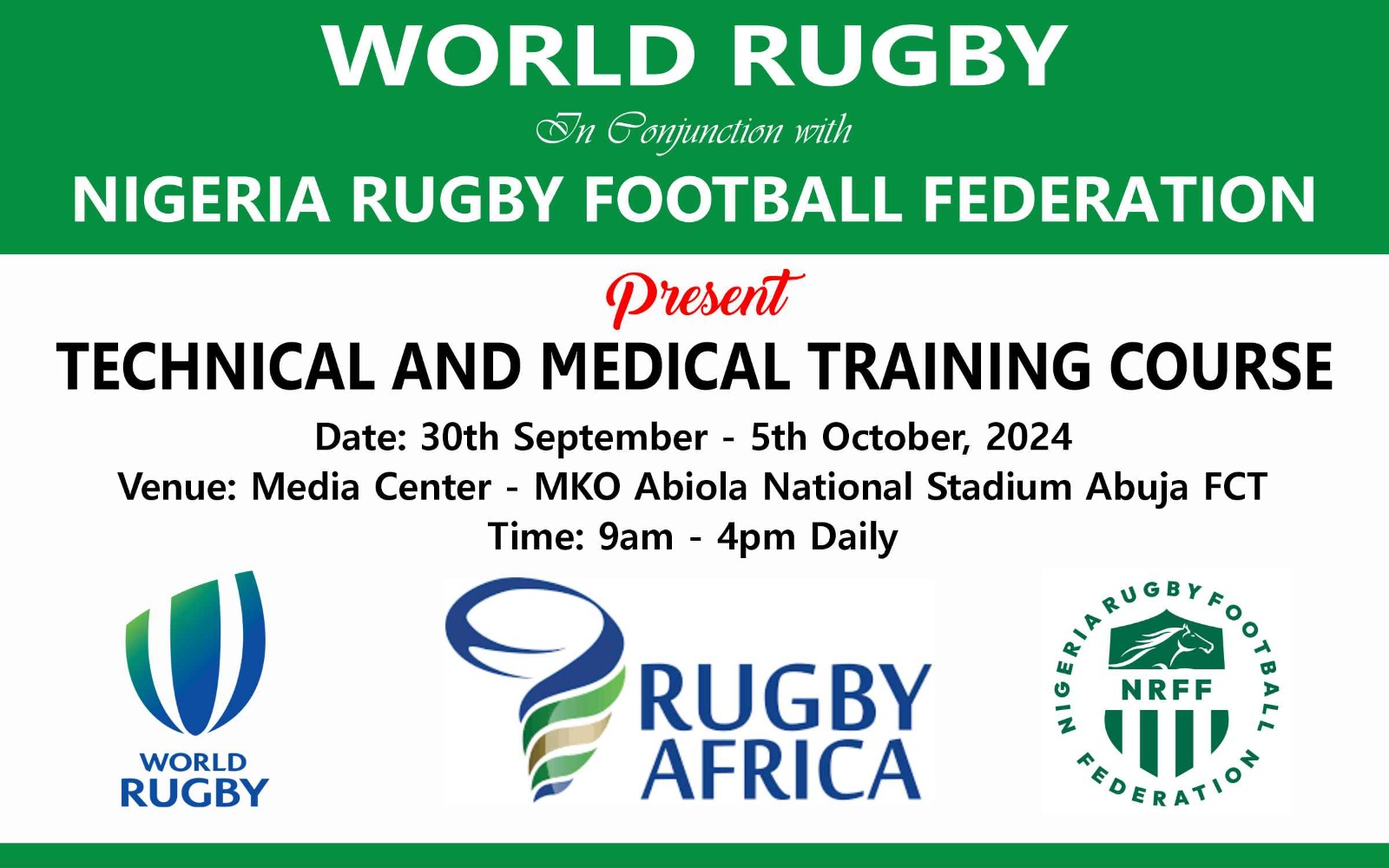 World Rugby Hosts Seminar on Coaching, Medical Care, and Officiating in Abuja