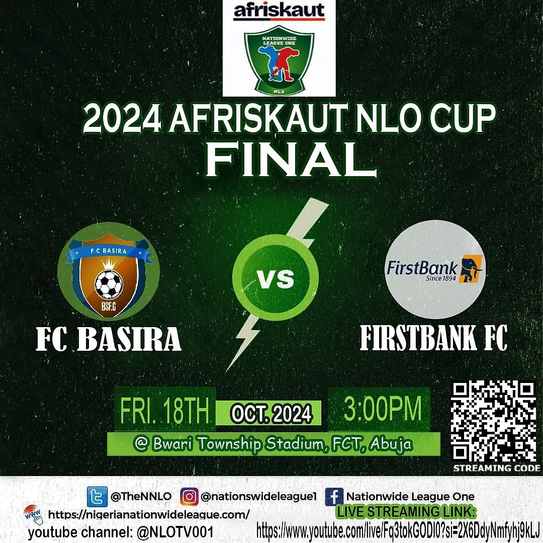 2024 Afriskaut NLO Cup: FC Basira Battles First Bank In Final