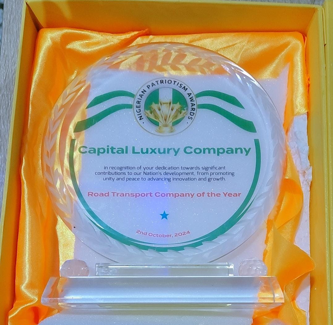 Capital Luxury Group CEO, Dr. Eddidiong bags patriotism award for outstanding achievements