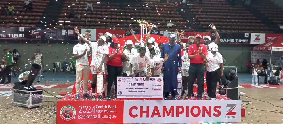 Godwin Enakhena Celebrates MFM Women’s Basketball Team Championship Victory