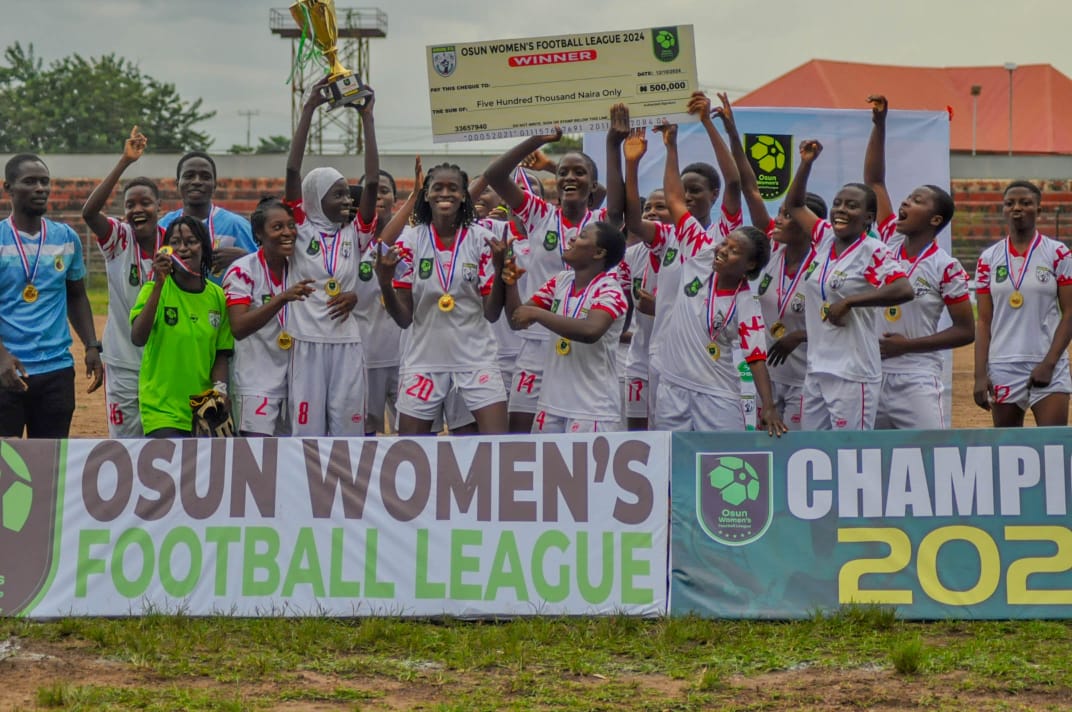 Igbajo United Ladies Crowned Champions Of Osun Women's Football League.