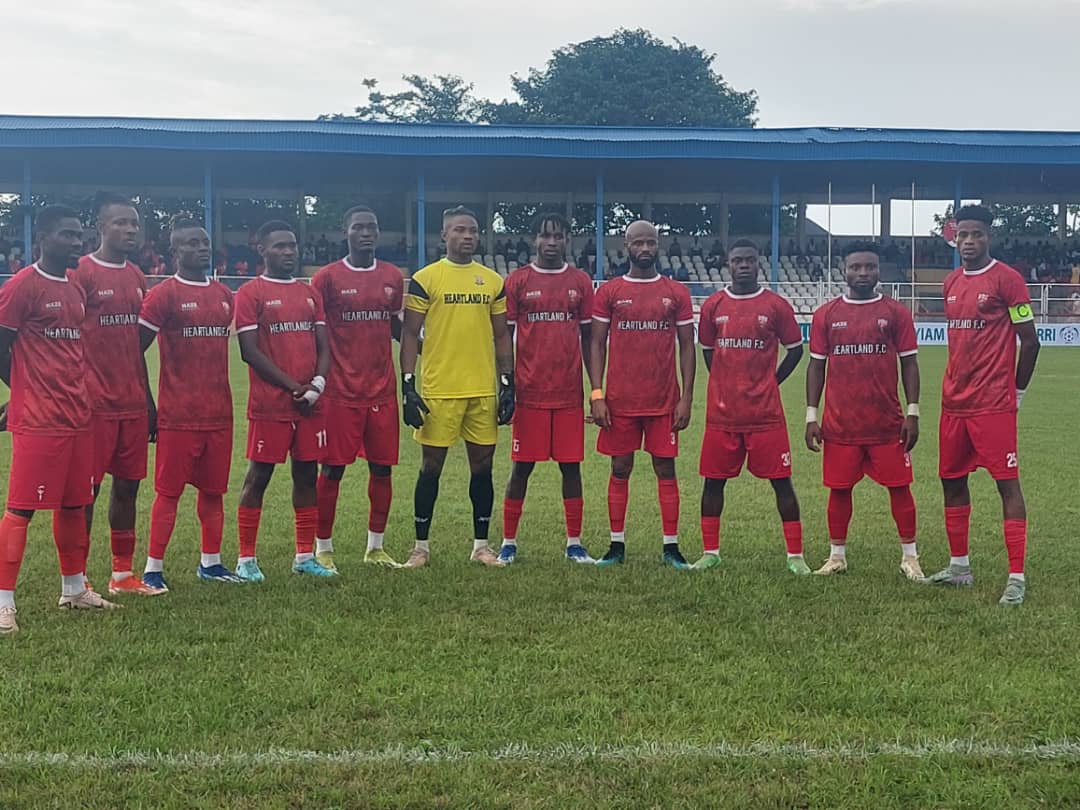 Michael Agu Brace Helps Amuneke's Heartland Break 2024/2025 NPFL Four-Match Winless Run