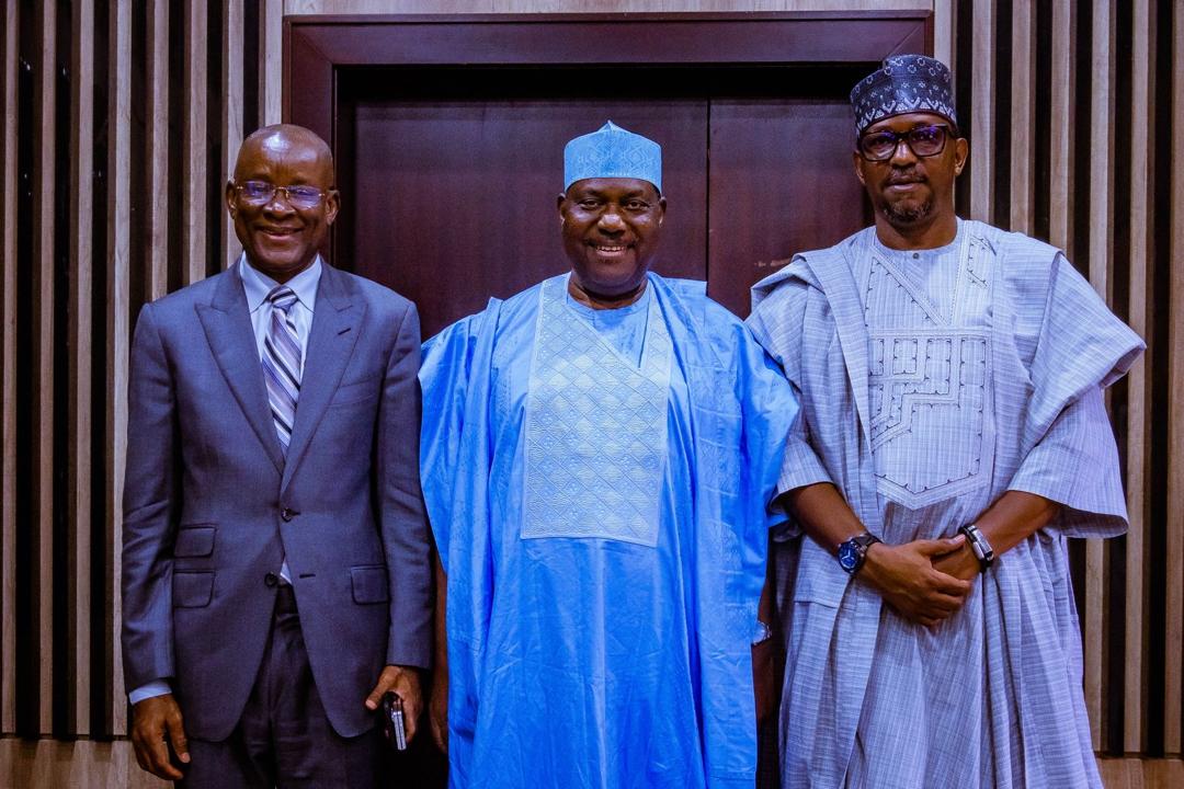 NSC Chairman Shehu Dikko Meets with SJF, Akume and Sen. Enoh, as Ball Gets Rolling