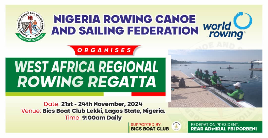 2024 West Africa Rowing Regatta: All Set for Historic Event in Lagos