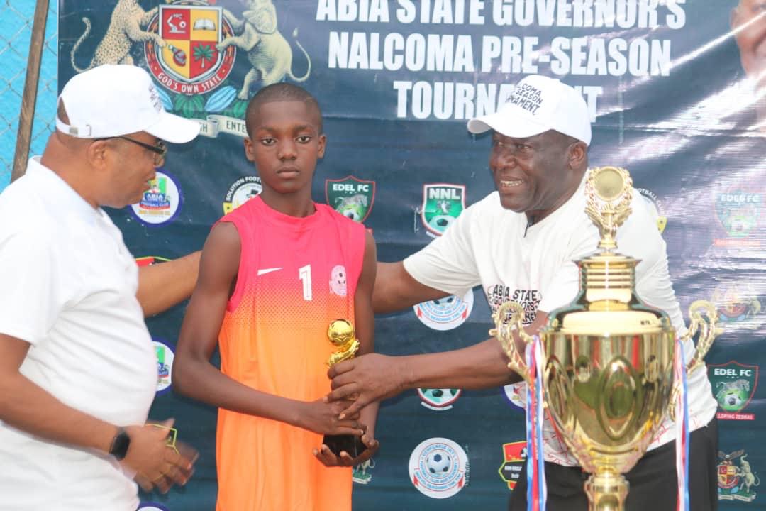 Abia Comets boss rewards 14-year old keeper discovered at Gov Otti NNL pre season tournament