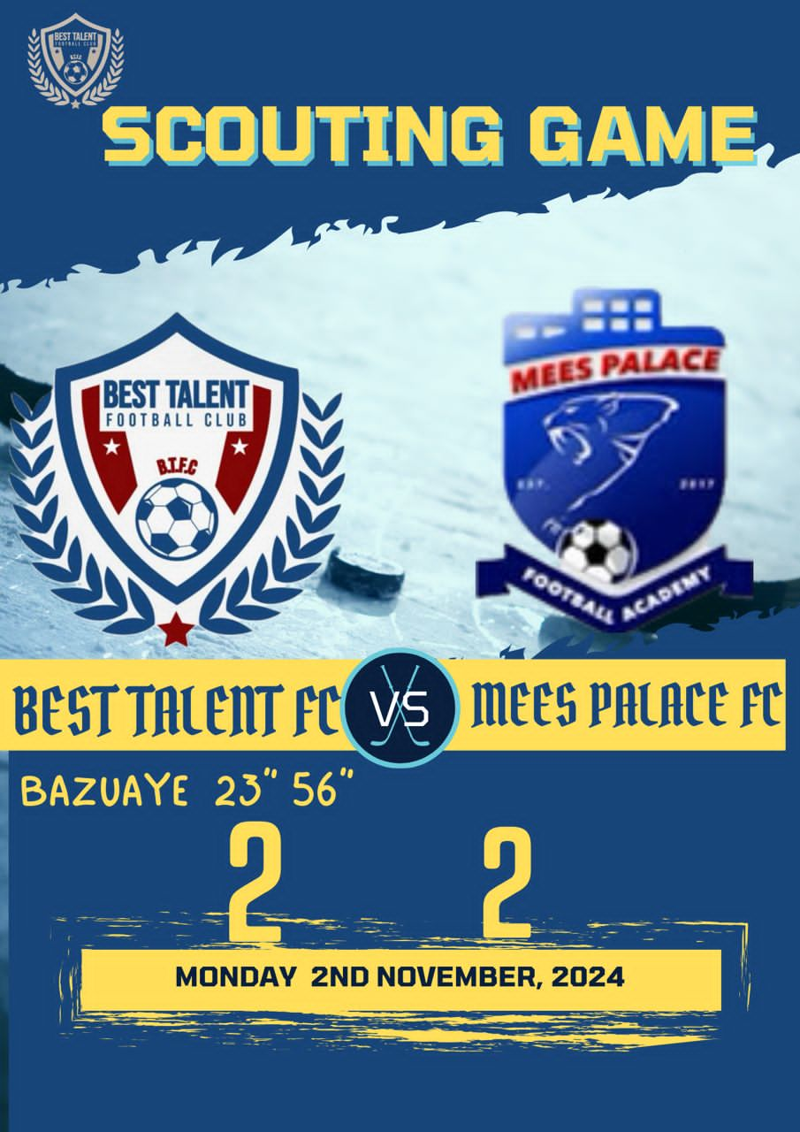 Ajegunle Scouting Talent Hunt 2024: Bazuaye's Brace Earns Best Talent 2-2 Draw against MEES Palace