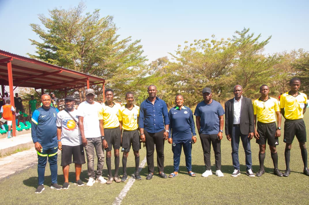 Chairman Elegbelye visits NPFL U-17 Youth All Stars Training Camp