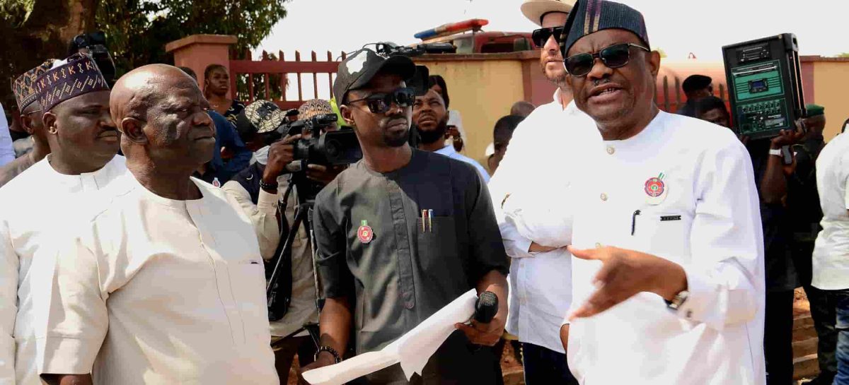 Minister Wike Inspects Progress on Saburi Access Road Project, Promises Infrastructure Improvements