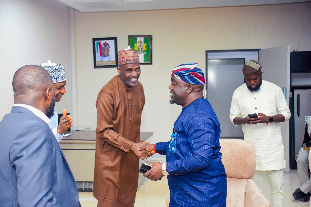 National Sports Commission DG, Hon. Bukola Olopade Officially Assumes Office*  _Meets NSC Chairman, Shehu Dikko and other senior staff