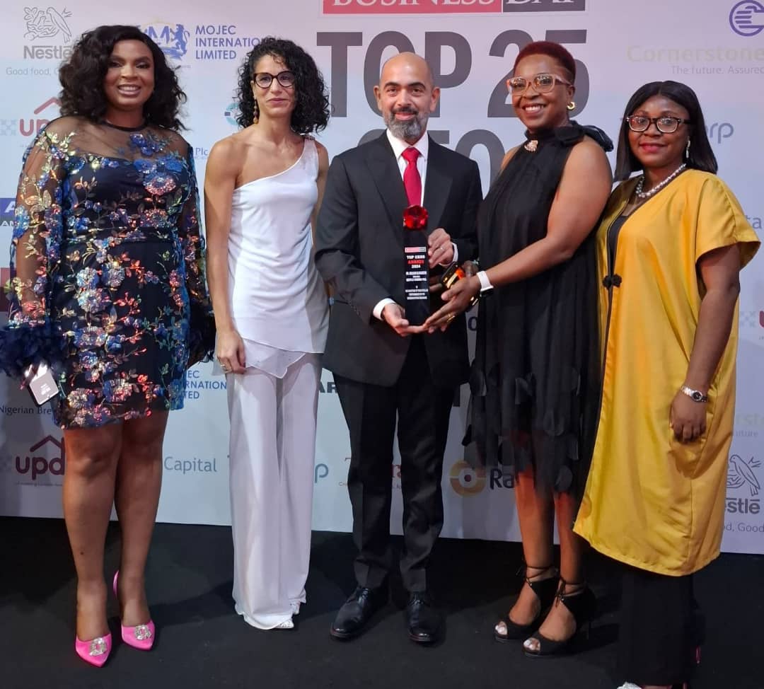 Nestlé  CEO, Elhusseini, honored at BusinessDay Top 25 CEO Awards